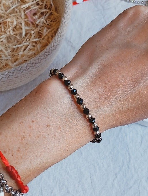 Producto - Pulsera cristal de roca negra