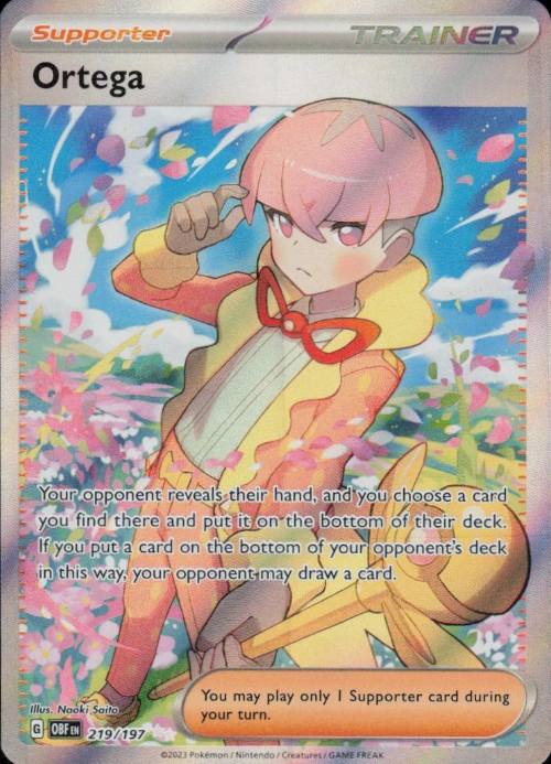 Producto - Ortega - 219/197 - Obsidian Flames - Holo