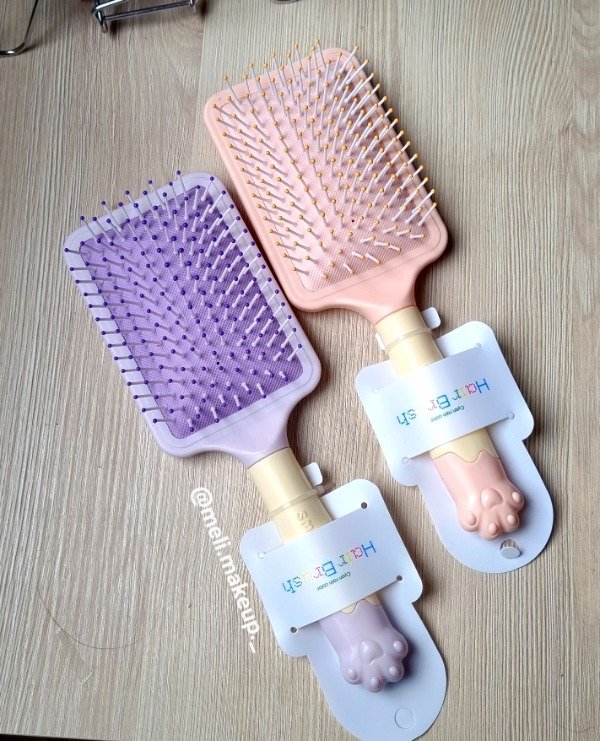 Producto - Cepillo de pelo cuadrado pastel - 0