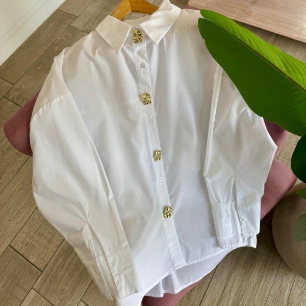 Producto - Camisa de poplin con prendedor cuadrado 7722 - 3