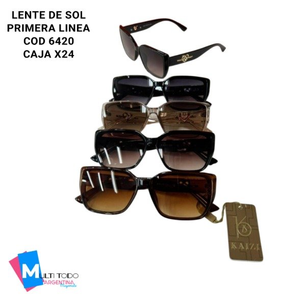 Producto - LENTE DE SOL PRIMERA LINEA COD 6420 CAJA X24