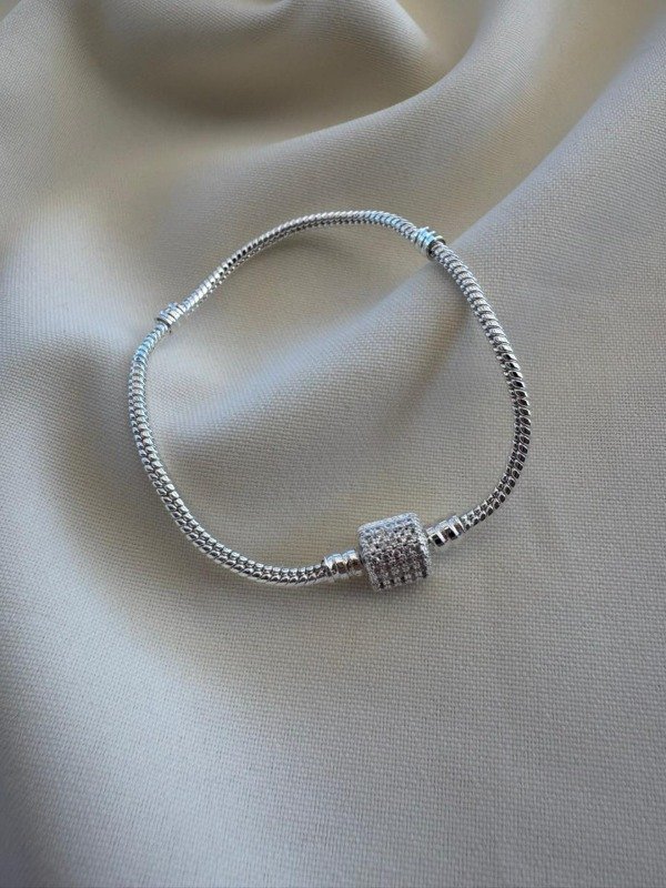 Producto - Pulsera Pandi strass - Acero blanco