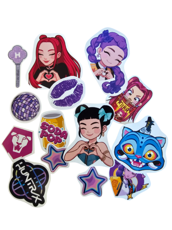 Producto - Stickers guerreras x 14 surtidos mod02