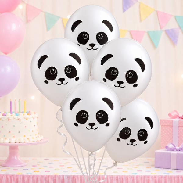 Producto - Set Globos látex panda x 10 unidades - 1