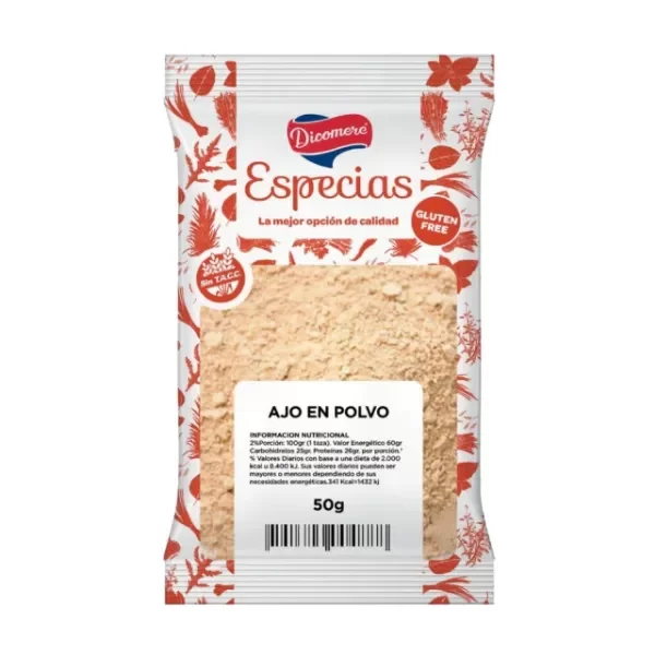 Producto - AJO EN POLVO DICOMERE 50G