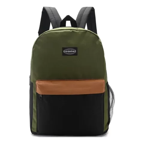 Producto - Mochila Goodpack 17 Pulgadas Combinación Verde Militar