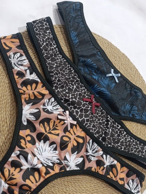 Producto - Pack x 3 colaless estampadas S3