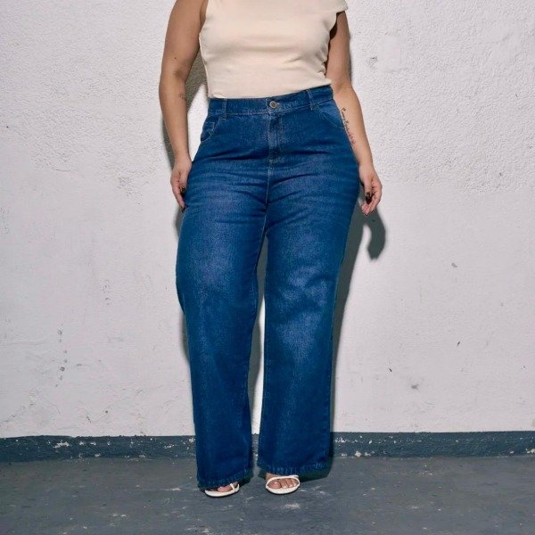 Producto - Jean wide leg azul oscuro bigotes 7705 - 0