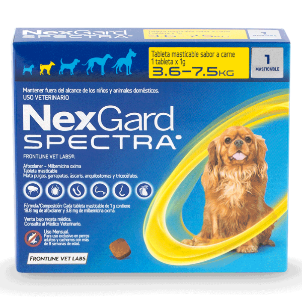 Producto - NEXGARD SPECTRA 3,6kg hasta 7,5kg