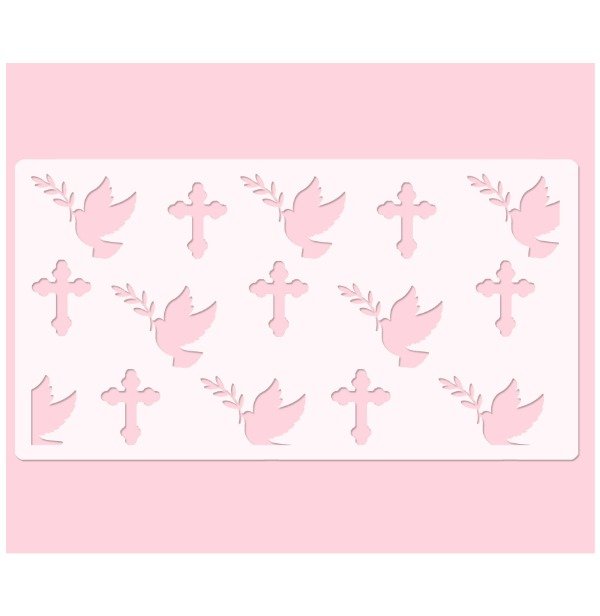 Producto - Stencil para Torta Religioso 1
