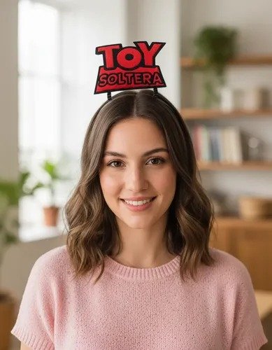 Producto - VINCHA GIBREADA FRASE TOY SOLTERA XU