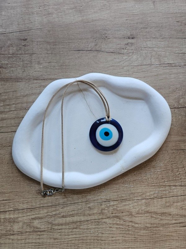 Producto - Collar ojo turco gamuza