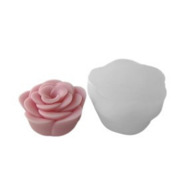 Producto - MOLDE SILICONA FLOR ROSA 3D BM3682