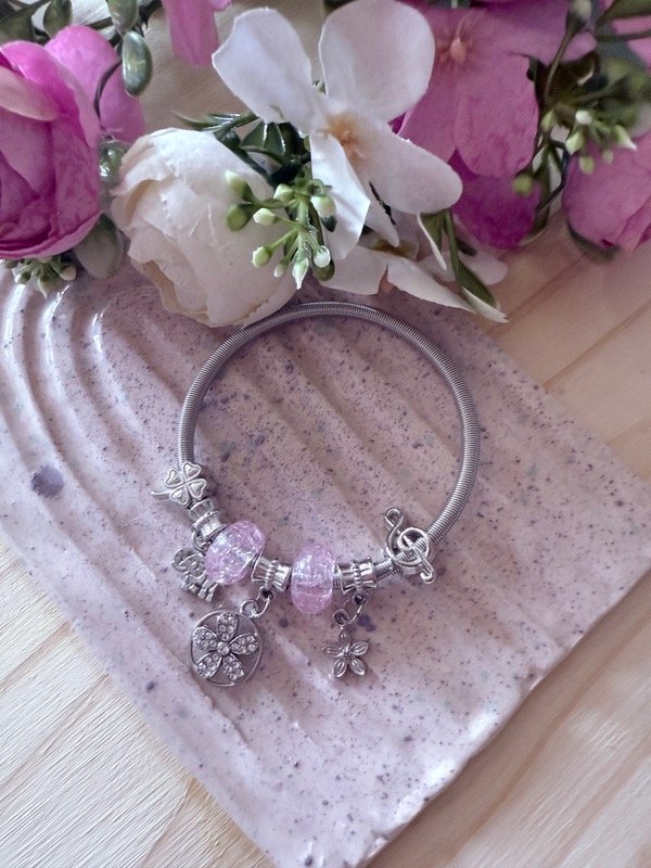Producto - Pulsera estilo Pandora Flor