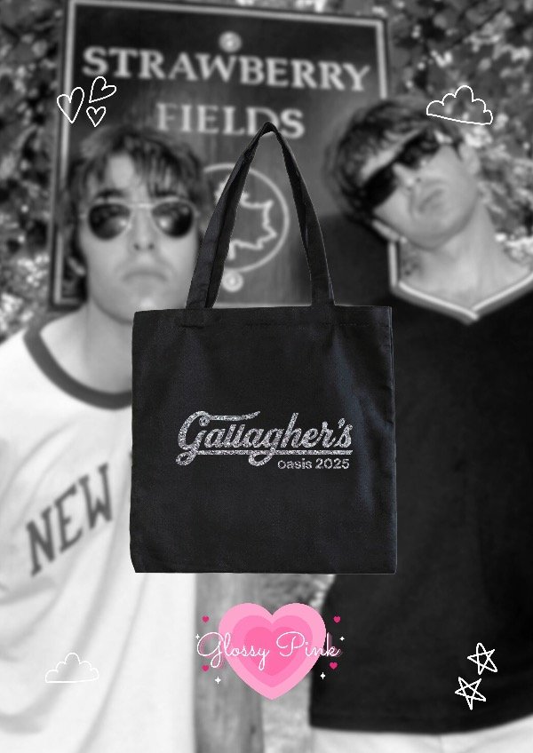 Producto - Tote Bag Gallaghers - VINILO TEXTIL GLITTER