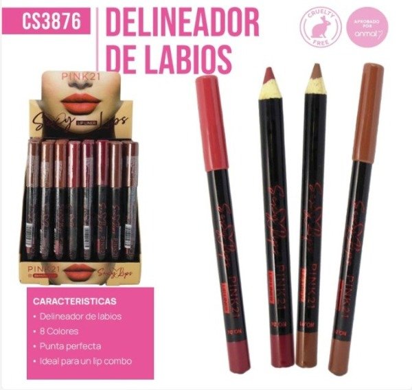 Producto - DELINEADOR EN LAPIZ POR UNIDAD - PINK 21