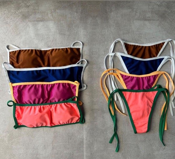 Producto - Bikini fucsia y naranja