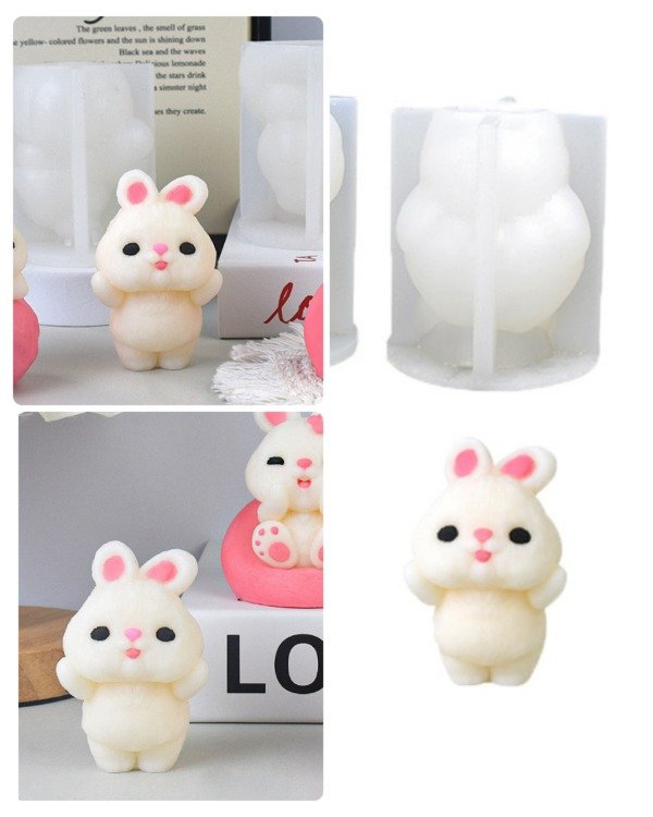 Producto - Molde de silicona Conejo amplio T3