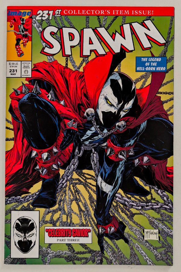 Producto - Spawn #231 (2012) - Auto-homenaje de McFarlane a su icónica tapa de Spider-Man