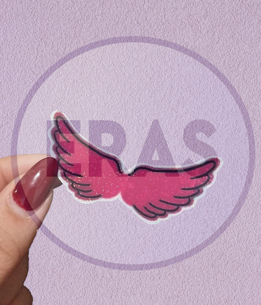 Producto - STICKERS HOLOGRÁFICOS - DUKI - ALAS ROJAS