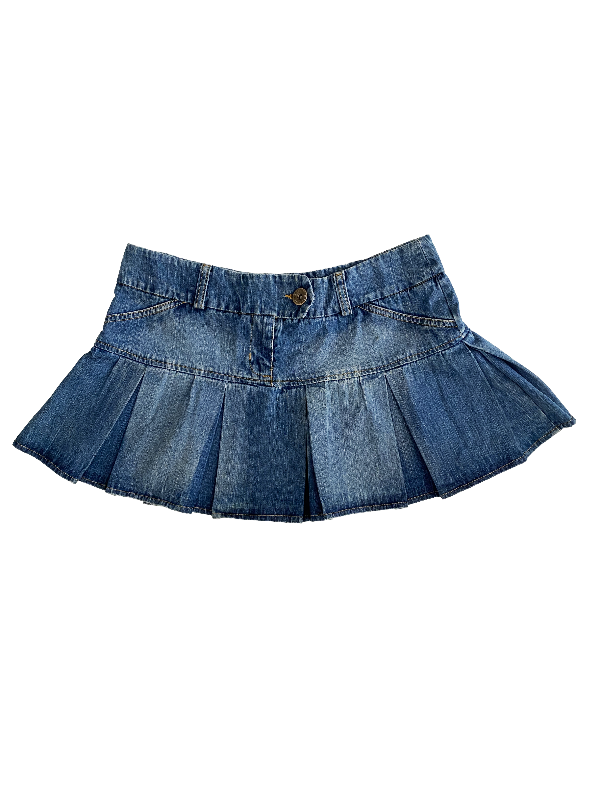 Producto - pleated mini skirt denim tuboos (38)