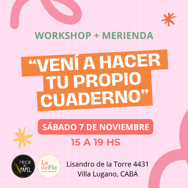 Producto - Workshop "Hacé tu Propio Cuaderno" - 0