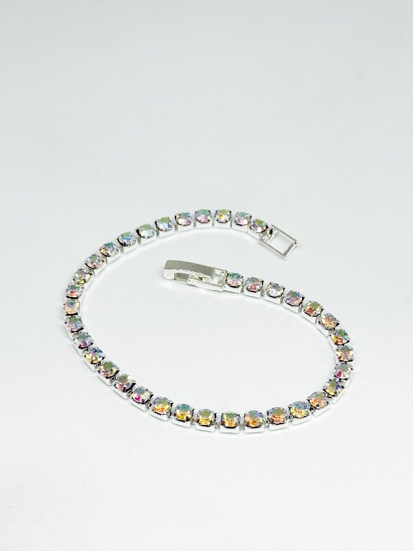 Producto - Pulsera de strass simple con cierre tornasolada