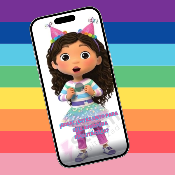 Producto - Video invitacion digital de Gabbys doll House - 1