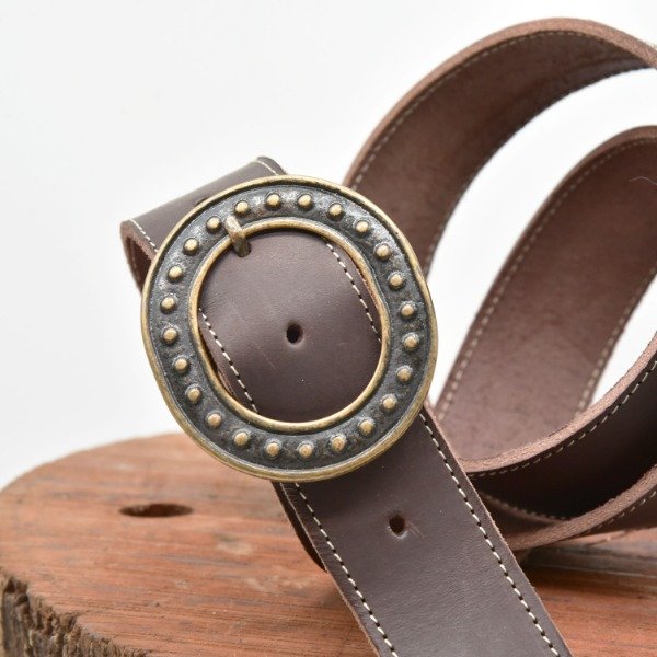 Producto - Cinturón hebilla oval Bronce