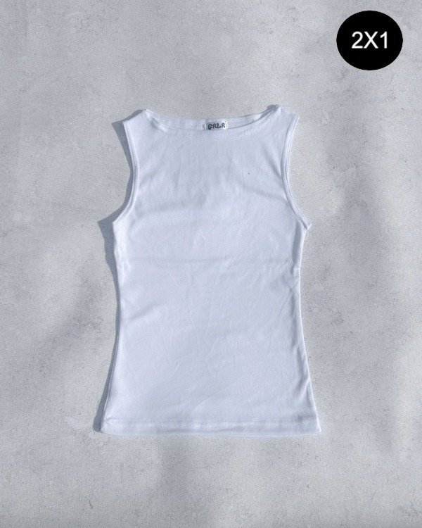 Producto - MUSCULOSA BOTE - Blanco