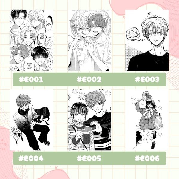 Producto - Tamon's B-side // Postales foil - 5