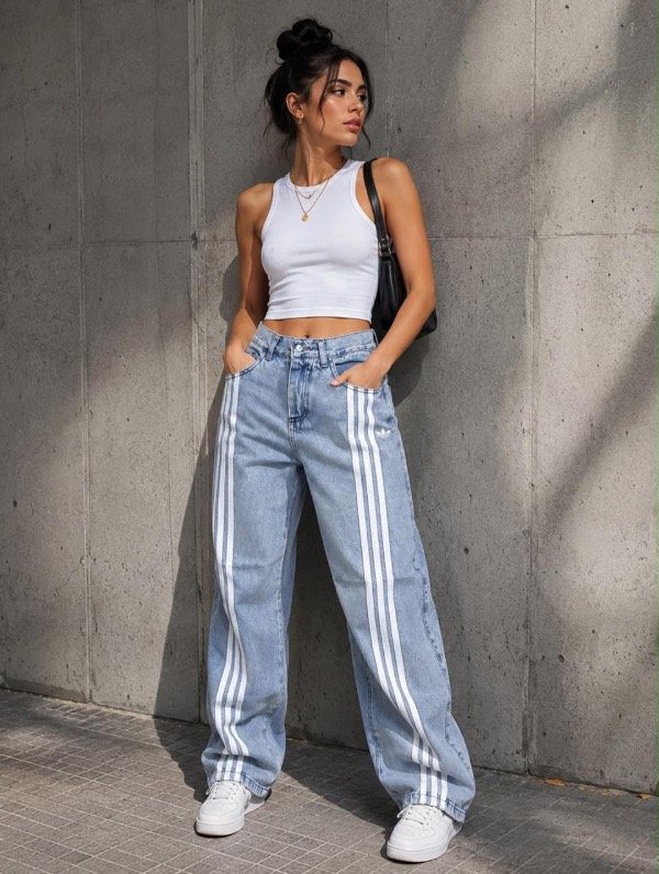 Producto - Jean Wide Leg Tiras - 2