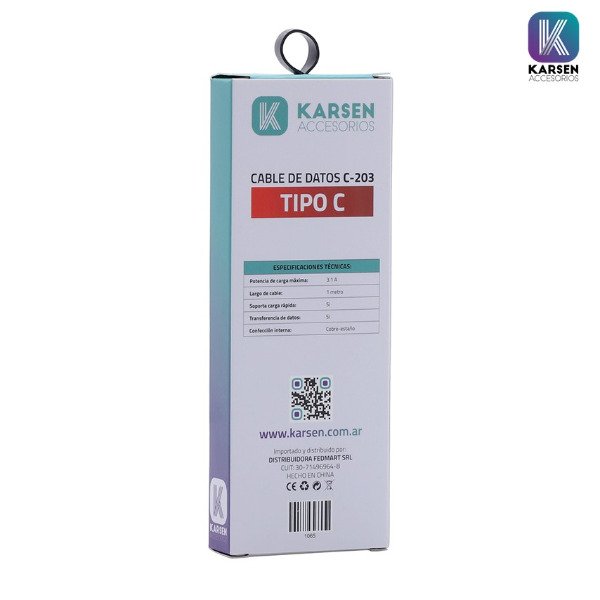 Producto - Cable tipo C Karsen C-203 - 1