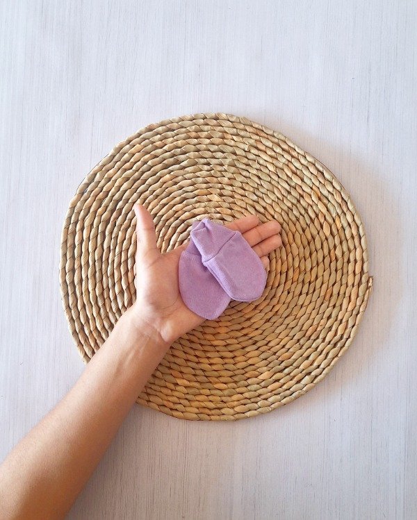 Producto - Manopla de Algodón Lila