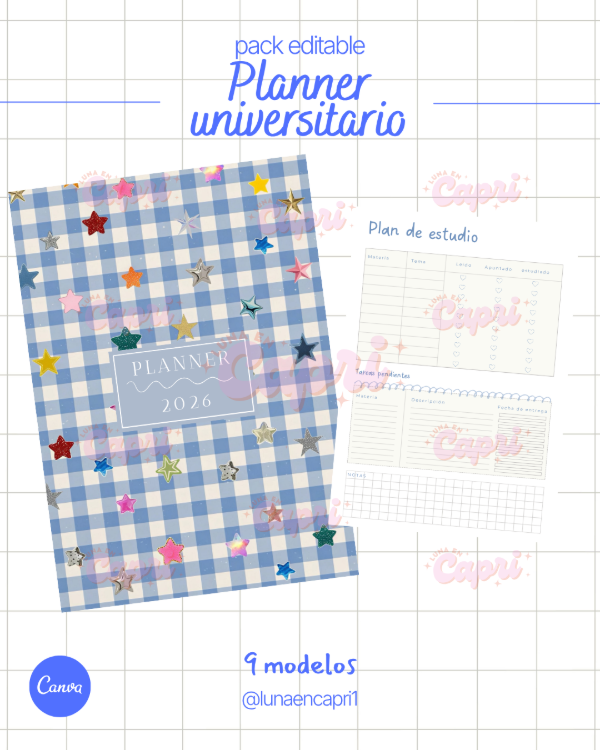 Producto - Planner universitario