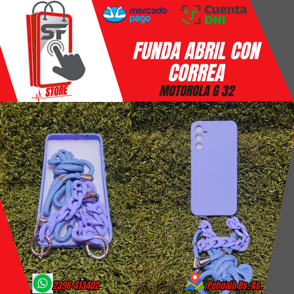 Producto - FUNDA ABRIL CON CORREA MOTOROLA G 32