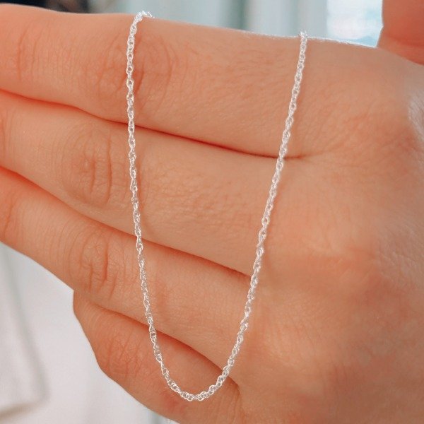 Producto - Cadena Turbillon Plata 925 45cm
