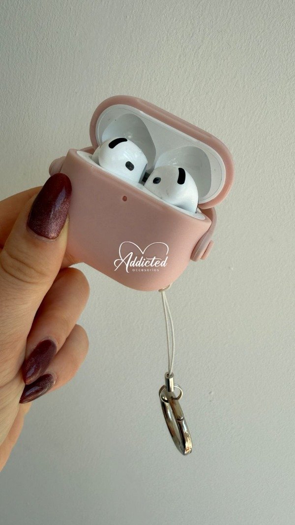 Producto - Funda Macaroon Airpods 4da generación rosa