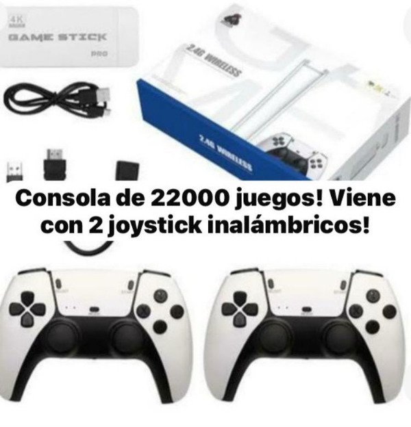 Producto - Consola Game Stick Pro de juegos 20 mil en 1