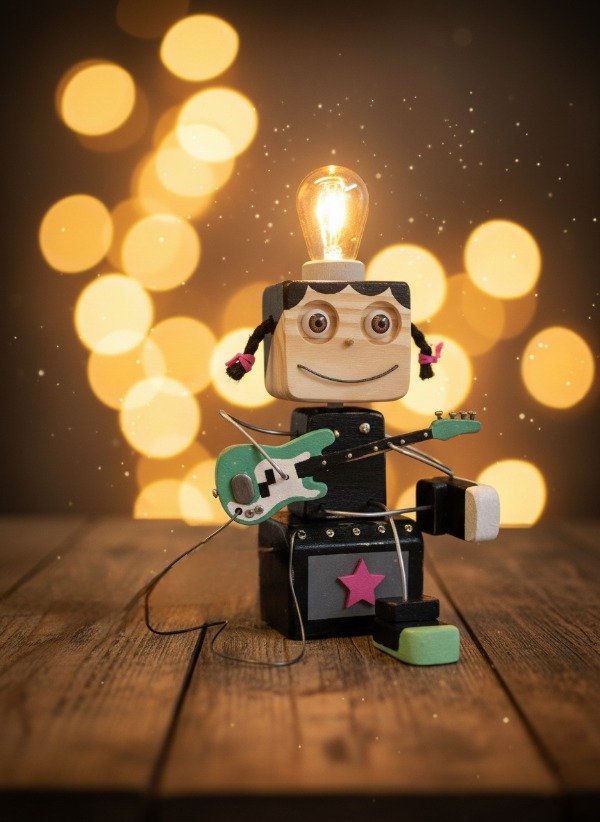 Producto - Velador Rock Star Ilumina con ritmo y estilo