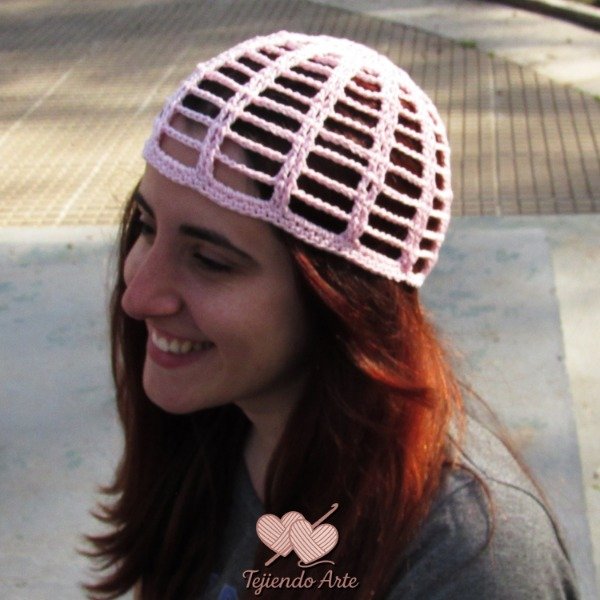 Producto - Mesh Hat SIMETRICO Rosa