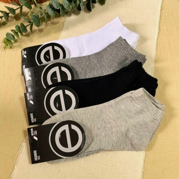 Producto - Media soquete hombre liso Elemento
