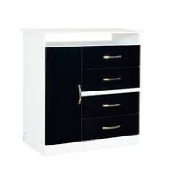 Producto - Comoda TV Fortaleza Cuatro Cajones Una Puerta Un Espacio - 3