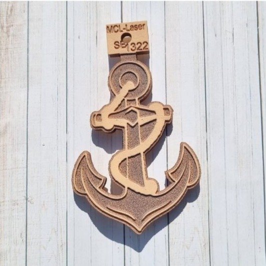 Producto - Se 1322 de10 cm  Sellos Marino Ancla