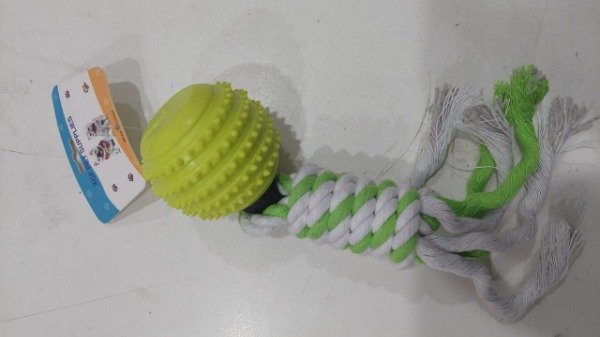 Producto - JUGUETE  PARA MASCOTAS SOGA PELOTA PINCHE