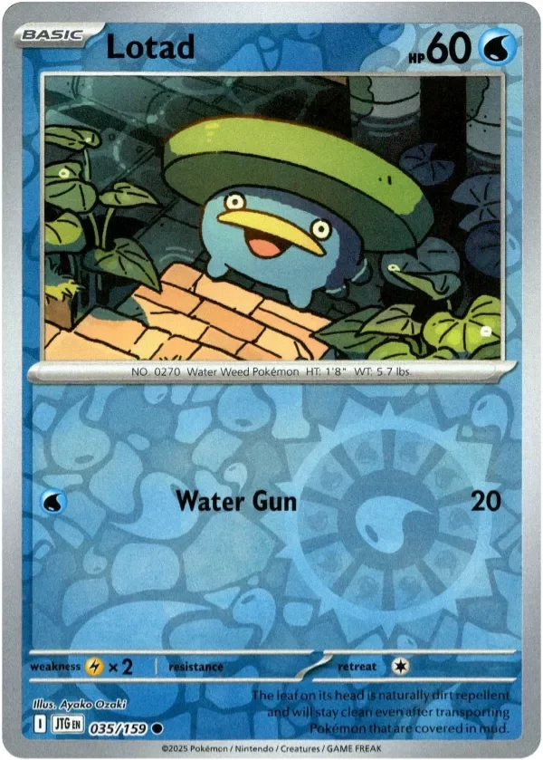 Producto - Lotad - 035/159 - Journey Together - Reverse Holo
