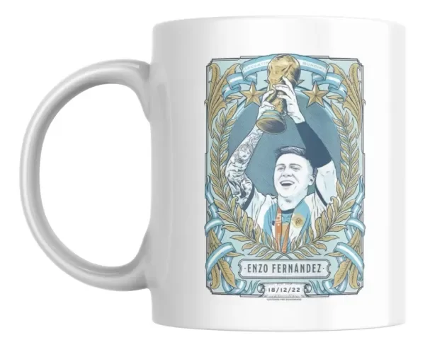 Producto - taza - seleccion estampita enzo fernandez