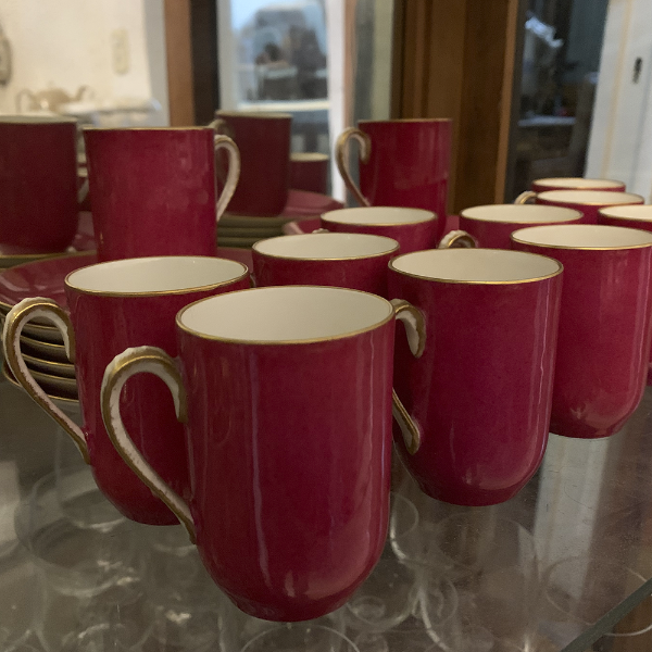 Producto - Juego de tazas francesas de chocolate Limoges