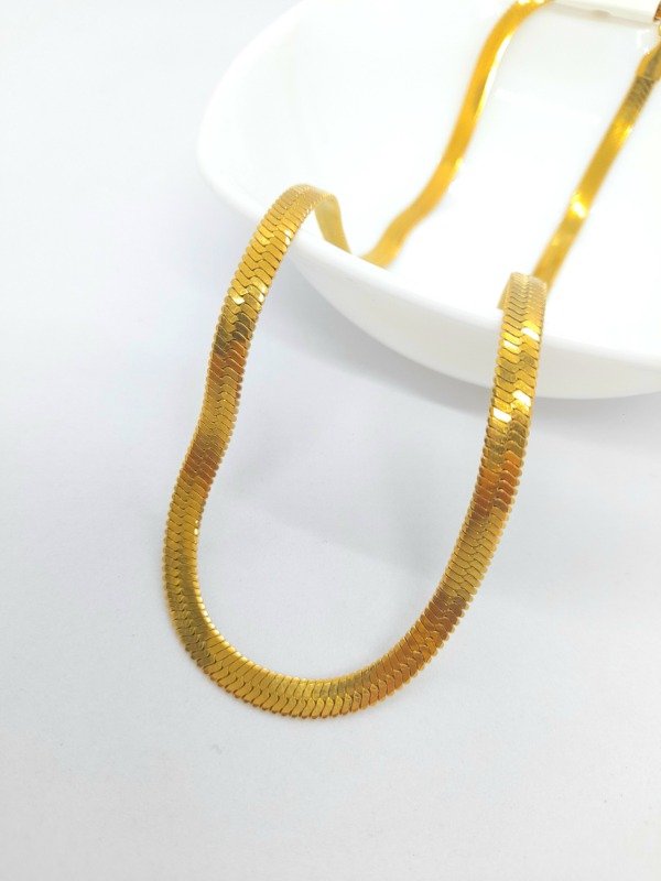 Producto - Cadena eslabón cobra 45cm x 0.5ml de ancho