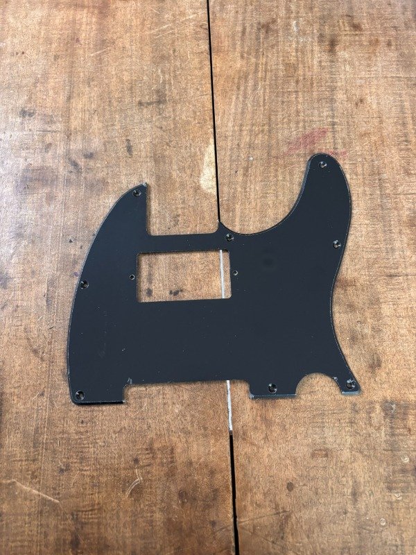 Producto - Pickguard TL Doble Bobina 1 capa Negro - 0